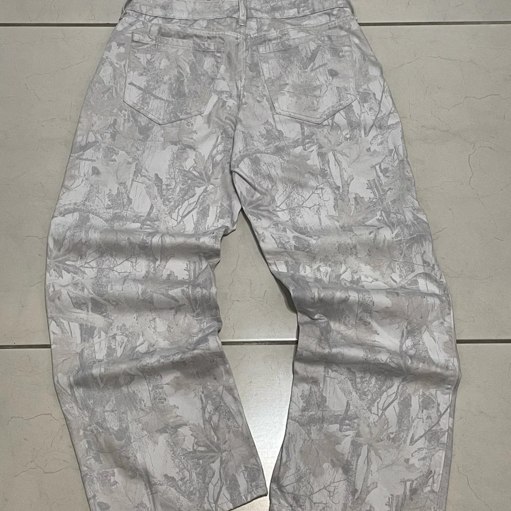 Hollister Low Rise Y2K Baggy Jeans White Camo Men’s 29